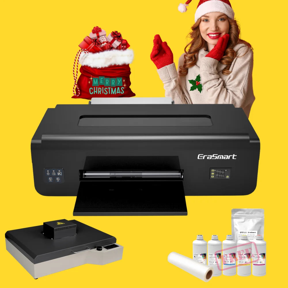 Erasmart A3 24inch 60cm dtf print dtf dual i3200 head For Small Business Imprimante Impresora dtf printer