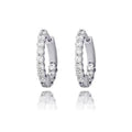 14K Gold Plated Chunky Silver Hoop Earrings Jewelry