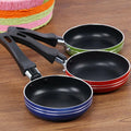 Mini Non Stick Frying Pan Coating 5 Layers Bottom Soft Handle Aluminum Dishwasher Safe Cooking Pan Set Kitchen Tool