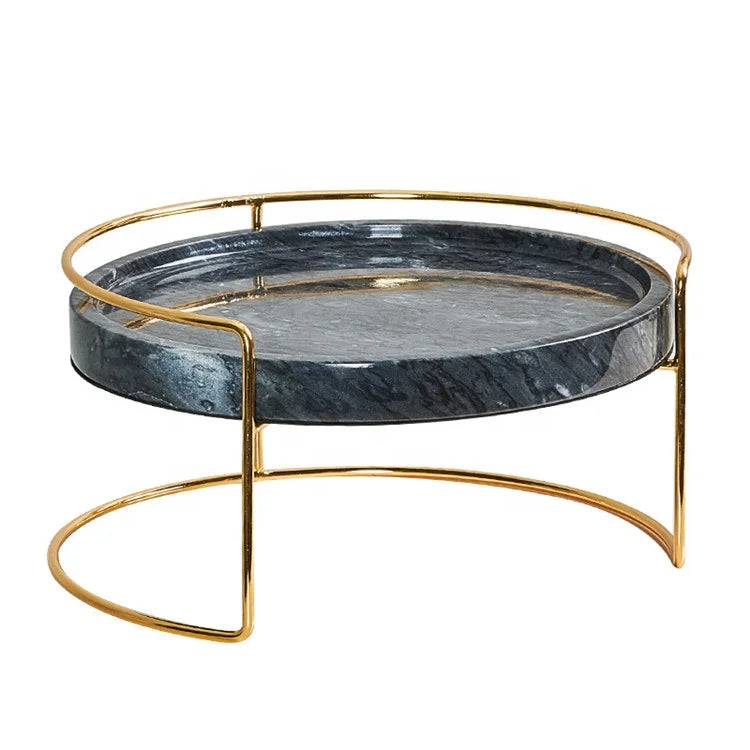 Customized Packing Kitchenware Tools Marble Cake Stand for Wedding Party 100% Natural Decor Tools Display Trays