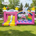 Factory Wholesale Commercial PVC Bounce House Castle Inflatable Combo With Slide for Kids Play