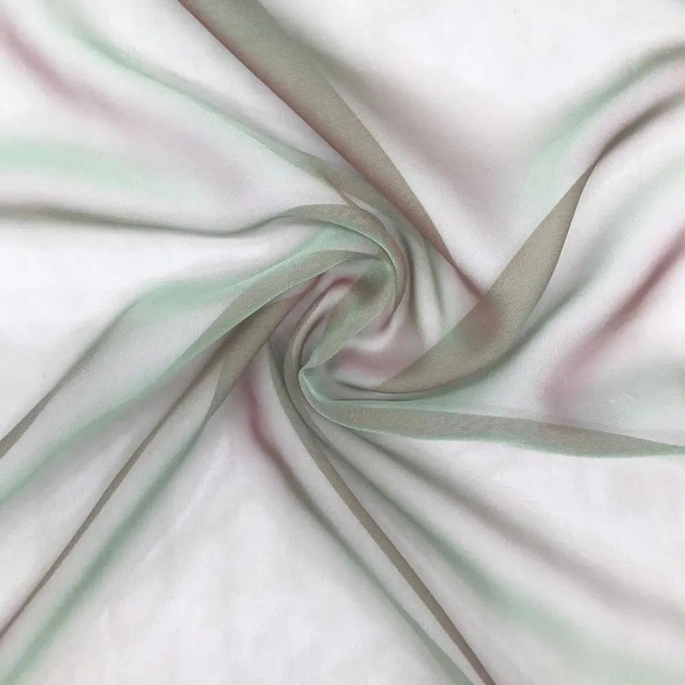 Factory Wholesale 100% Polyester 30D Cationic Chiffon Fabric Smooth Soft Transparent for Dresses Sleepwear Lining Curtains