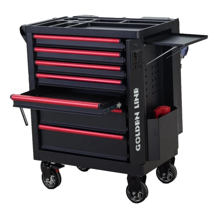 CE Certified 7-Drawer Heavy Duty Steel Iron Tool Box 330 Pcs Tool Car Repair Storage 2-Year Warranty Customizable OEM Workshops