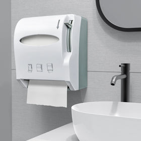 AOLQ Hot Sales Paper Towel Dispenser Wall Mount Adhesive No Drilling or Screws Installation Commercial Hand Towel Dispenser