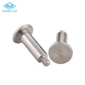 Oem Stainless Steel Plain M4 M6 Slotted Shoulder Screws Industrial Automation Reliable Fastening