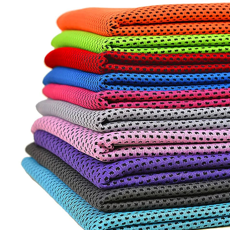 Sports 100*30cm Cold Towel Ice Cooling Towel Cool Yarn Hypothermia Children Adult Cool Towel for Sports