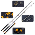 Big Game SIC Roller Guide Fishing Pole Boat Rod Straight Butt High Carbon Deep Sea Tuna Shark Trolling Fishing Rod