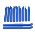 12mm Square Shank Brazed Holder 11 Pieces Lathe Tool Holder Set Tungsten Carbide Tipped Tool for Metal MegaBDM