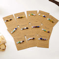 Wholesale Irregular Natural Zodiac Sign Necklace with Crystal Chips and Stainless Steel for Gift