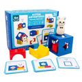 Newest Wooden Block Puzzle Cute Kitten Adventures Preschool Puzzle Game Logical Thinking Montessori Toys for Kids 3 Years and up