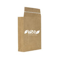Custom Recycled Kraft Printed Expand Cardboard Paper Package Shipping Envelope Book Rigid Mailer With Self Seal