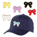 New Towel Bow Heart Patch Embroidery Sequin Patches for Clothes Repair DIY Sticker for Cloth Iron on Bags Jeans Applique Badge