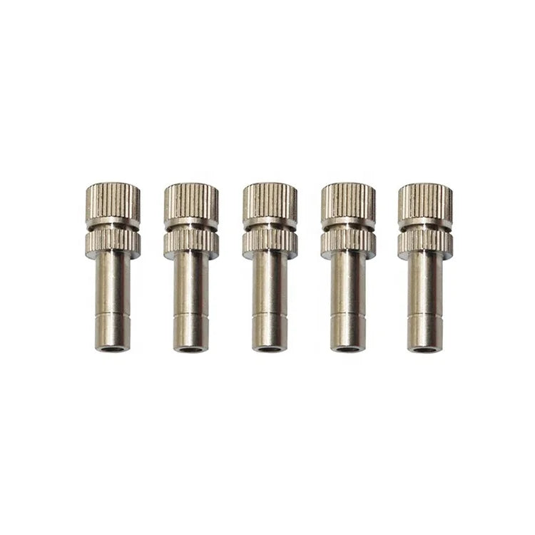 Agricultural Disinfection Cooling Low Pressure 0.1mm-0.6mm Atomizing Misting Nozzle