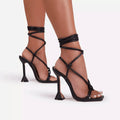 Women's Roman Style Open Toe High Heeled Sandals Square Toe Fashion Strap Ladies's High Heels Party Banquet Women's Dance Shoes