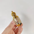 Dome Shaped 6ml Golden Glass Roll Bottle Special Design Hot Stamping Empty Essential Oils Small Portable Perfume Container