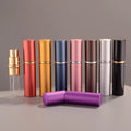 Hot Sale Multi Color Cylinder Shape Metal Perfume Bottle Refillable 5ml 10ml 15ml 20ml 30ml Aluminum Atomizer Perfume Bottle