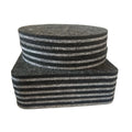 Classic Felt Drink Coasters Absorbent Fabric Tabletop Drink Riser 5mm Thickness Furniture Protector for House Warming Gifts