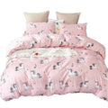 Unicorn Bedding Set Polyester Princesses Bedding Set