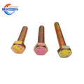 Customized Steel Hex Bolt Factory-Price Color Plated Zinc Galvanize DIN Standard Complete Specification National Sale Service