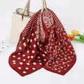 Zifeng OEM  New Square Silk Hijab Summer  Women Scarves South Korea Muslim Stain Kerchief Female Headscarf Printed CE