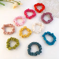 Wholesale Silk Hair Scrunchies Kids Silk Hair Scrunchies for Thick Hair