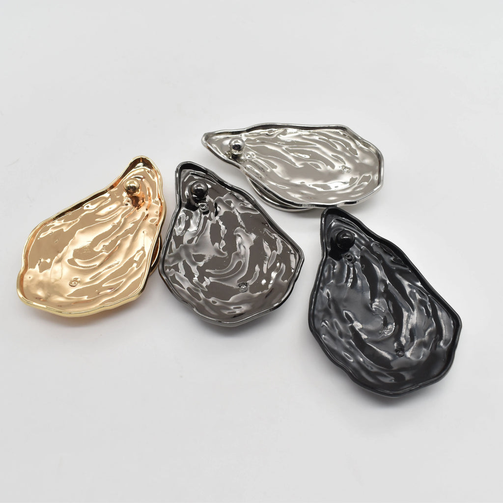 Oyster Front Swimsuit Shell Buckles Zinc Alloy  Beachwear Bikini Connector for Swimwear Accessories
