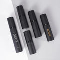 Custom Skincare Cosmetic Packaging Lotion Serum Bottle 15ml 30ml 50ml Empty Airless Pump Spray Matte Black Plastic Bottle