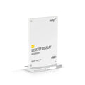 Custom Character Display Stand Sign Holder T Shape Vertical Model Acrylic Stand for Restaurant