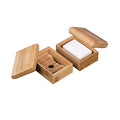 Wholesale Factory Price Bamboo Soap Box With Lid Customised Wooden Bamboo Soap Dishes Holder