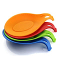 BHD BPA-Free Flexible Spatula Ladle Holder Dishwasher Safe Silicone Spoon Rest for Stove Top Kitchen Spoon Rests Pot Clips