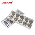 DESKAR CNC Lathe Carbide Inserts Cermet Blade Turning Tools Machining WNMG080404-HQ LF90 High Finish
