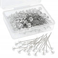 Transparent Crystal Diamond Pin Plastic Decorative Wedding Dress Flowers