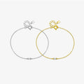 FUAMAY Woman Wholesale Silver Dainty Baguette Diamond Bracelet with Chain 18K Gold Plated Single Baguette Diamond Bracelets