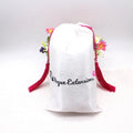 Customizable Eco-Friendly Silk Satin Drawstring Bag Pouch Recyclable Wig Storage for Eyelashes Hair Bundles Skin Care Gifts
