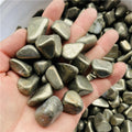 Wholesale Natural Rough Crystal Golden Gravel PyriteTumbled Stone