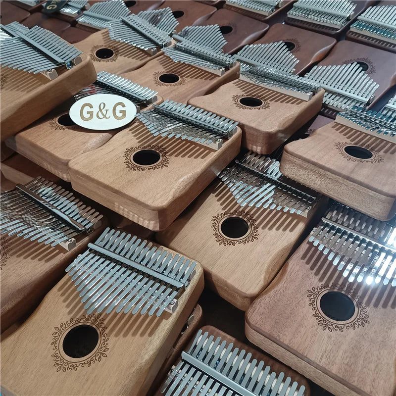 Factory Popular Models Thumb Piano Kalimba 17 Key Musical Instruments