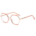 Good Price TR90 Metal Eyeglass Frames Women's Anti Blue Light Glasses with Spring Temple
