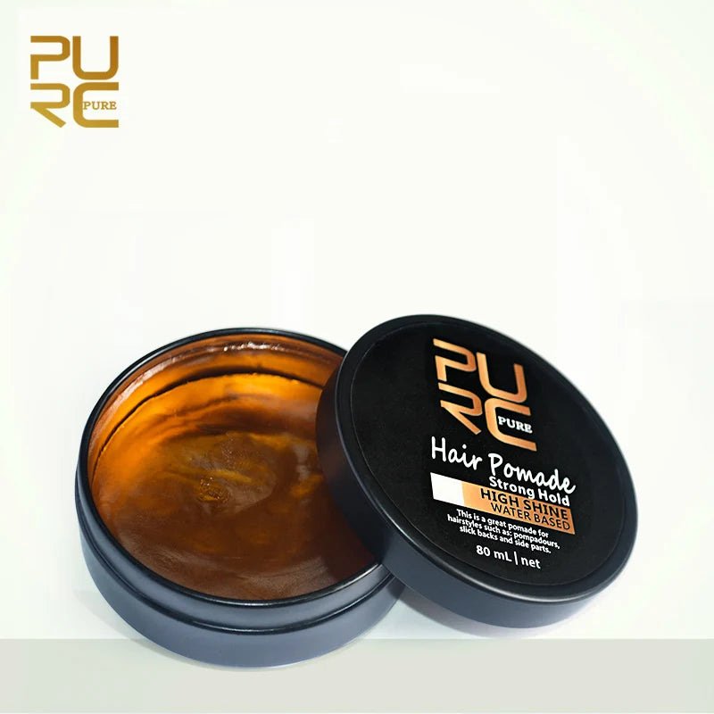 High Shine Gloss Water Based Purc Hair Product All Day Long Hold Hair Styling Wax and Oils