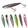 Top Right PE078B 14.3g 100mm Plastic Stickbait Lures Floating Pencil Hard Baits for Bass Fishing Topwater Fishing Pencil Lures