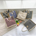 Japanese Shoulder Bag Student Canvas Handbag Small Outdoor Canvas Bag Mini Linen Handbag