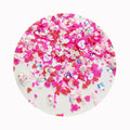 Heart LOVE Valentine's Day Gifts Polymer Clay Slices Acrylic Pearl Ball Beads Flower Sequins Charms