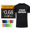 Blank O-Neck Men Cotton Tshirt Polyester Print Customize T-Shirt T Shirts Custom Printing