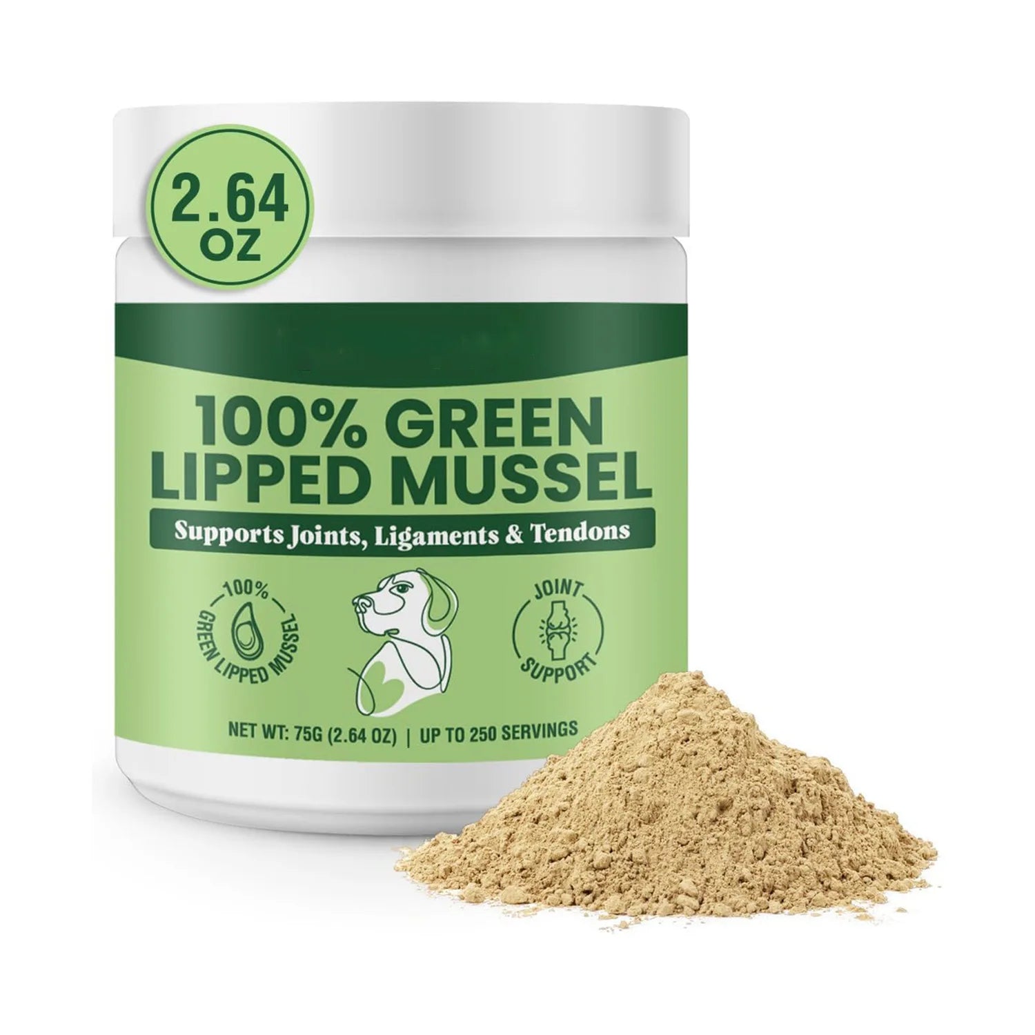 Dog Health Care Natural Dogs Treats Pet Joint Mussle Powder Hip for Dogs Shellfish Relief Ligaments Tendons
