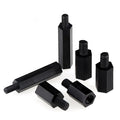 Black White Nylon Hex Male Female Standoff Pillar Mount Thread PCB Plastic M2 M2.5 M3 M4 Hexagon Motherboard Spacer Bolt Screw