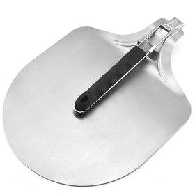 12 13 14 Inch Aluminum Pizza Peel Foldable TPR Handle Easy Storage Turning Tool Disposable Pizza Peel