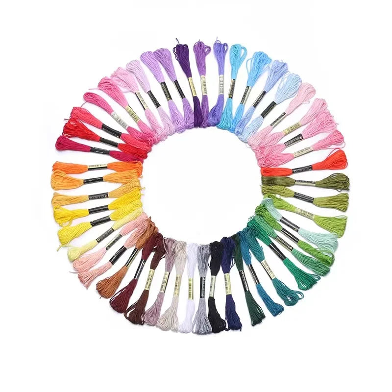 50 Colors DMC Cross Stitch Thread Embroidery Thread Cross Stitch