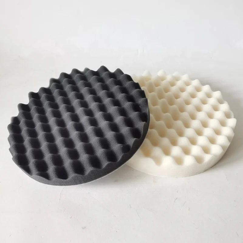 05725 Car 8 Inch Black Mirror Reduction Sponge Wheel 05723 White Thick Disc Self-adhesive Polishing Medium Hardness OEM