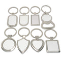 Wholesale Metal DIY Heat Transfer Printing Logo Sublimation Blank Keychain With Aluminum Sheet Key Holder