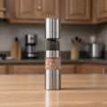 Duo 2 in 1 Salt Pepper Mill Stainless Steel Body