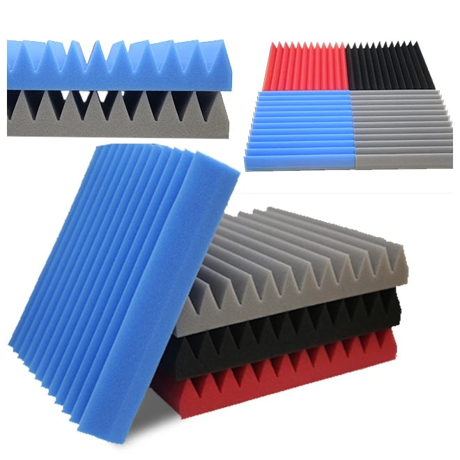 Chinese Manufacturer Eco-Friendly Fire Prevention Sound Insulation Wedge Foam Panel Polyurethane Material for Hotels Recording